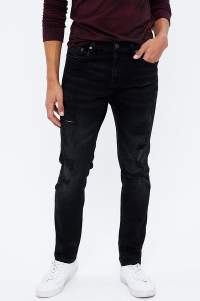 Aéropostale jean détruit à coupe skinny max extensif