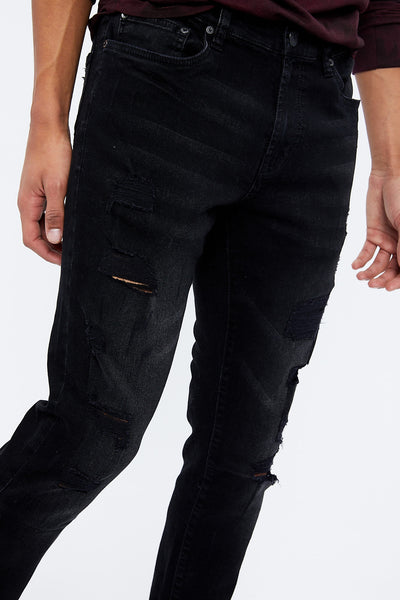 Aéropostale jean détruit à coupe skinny max extensif